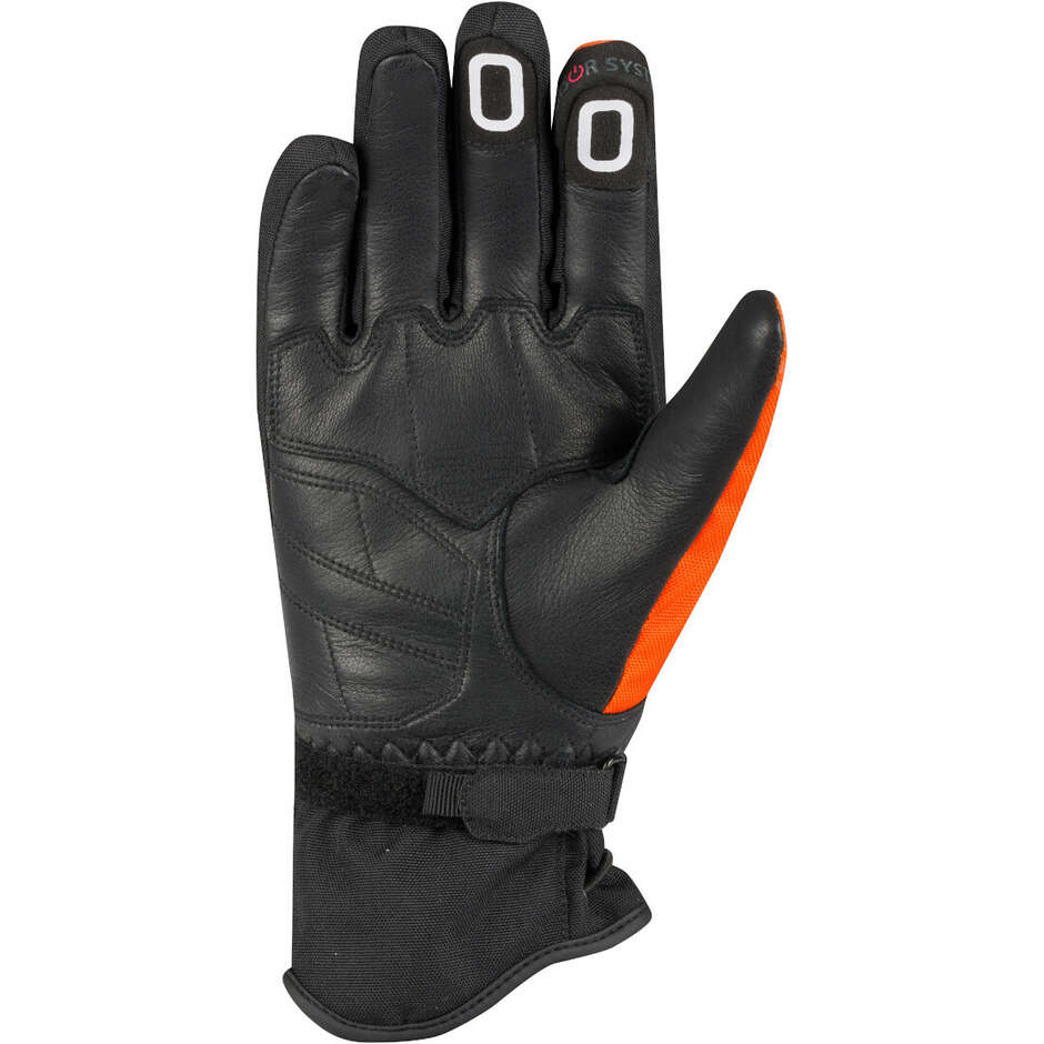 Gants de moto Bering LADY ZEPHYR pour femme, gris et orange
