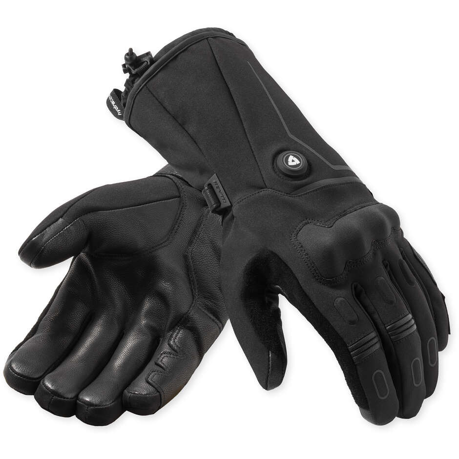 Gants de moto chauffants REV'IT Liberty 2 H2O noirs