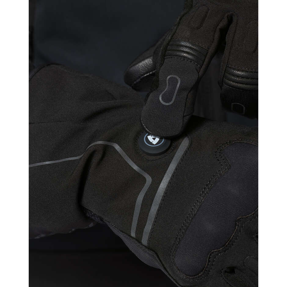 Gants de moto chauffants REV'IT Liberty 2 H2O noirs