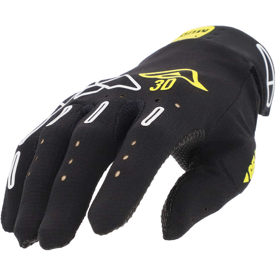 Gants de moto cross enduro Acerbis X-FLEX 2.0 MUD noirs