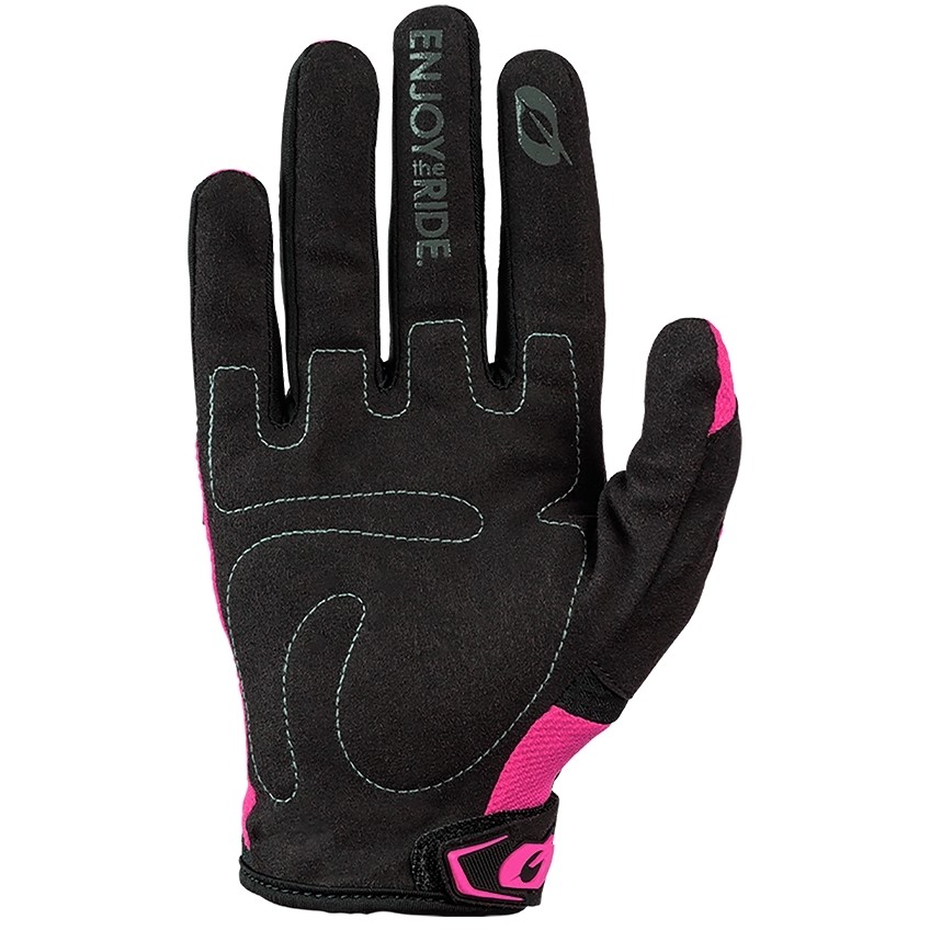 Gants de moto Cross Enduro Oneal Element Womenâ´S Glove Noir Rose