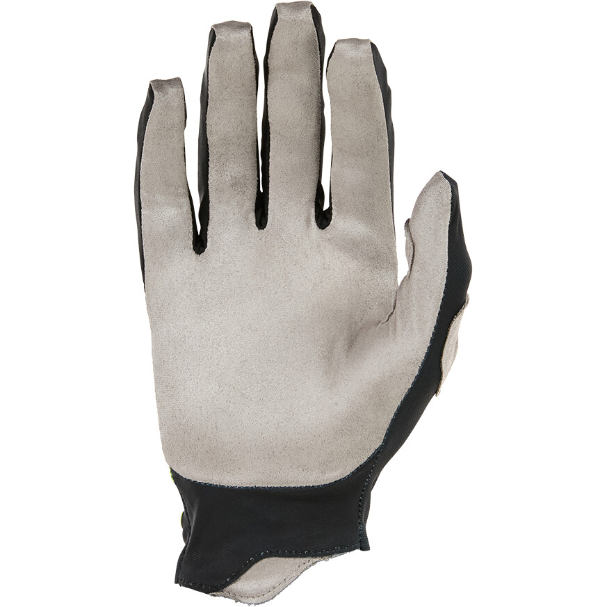 Gants de moto cross enduro O'NEAL PIN IT SLIP-ON Noir Jaune Fluo