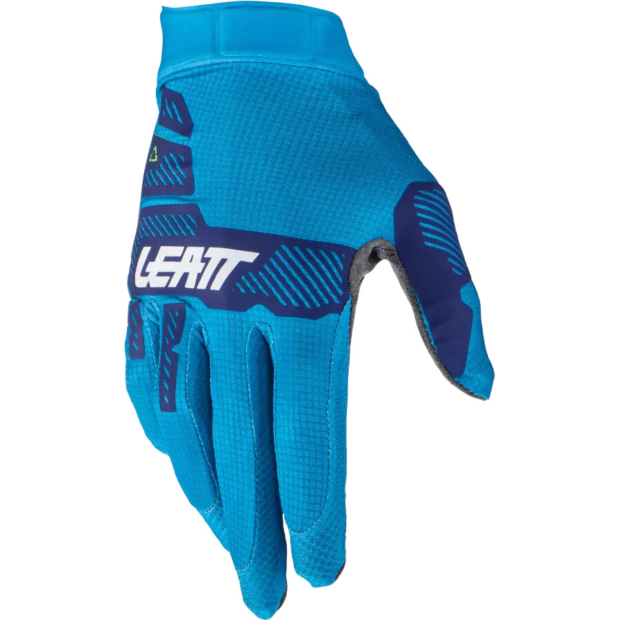 Gants de moto cross Leatt MOTO 1.5 GRIPR bleus