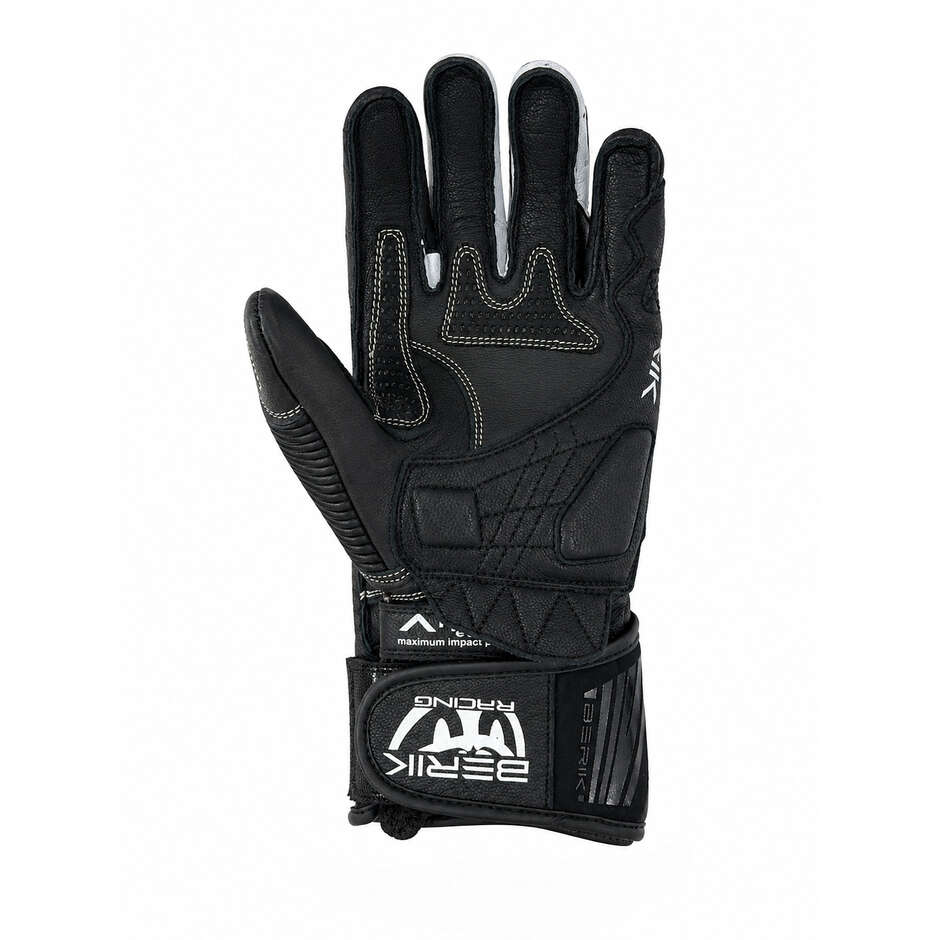 Gants de moto de course en cuir Berik 2.0, série G-195112FRGp, dos intégral