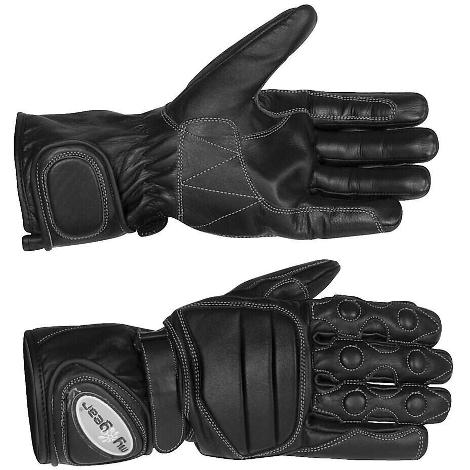 Gants de moto de tourisme Lampa T-Maxter noirs