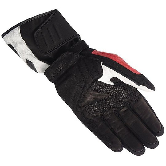 Gants de moto d'hiver Alpinestars Gants imperméables Goro-Tex GT-S X-TRAFIT® Blanc-Noir