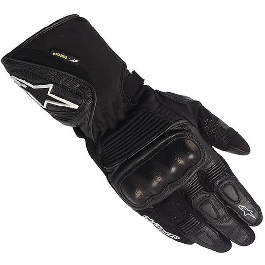 Gants de moto d'hiver Alpinestars Gants imperméables Goro-Tex GT-S X-TRAFIT® Noir
