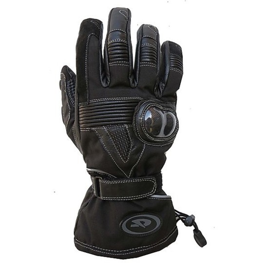 Gants moto hiver en carbone