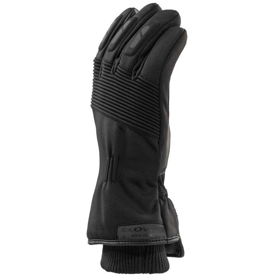 Gants de moto d'hiver Clover SCOUT WP Noir