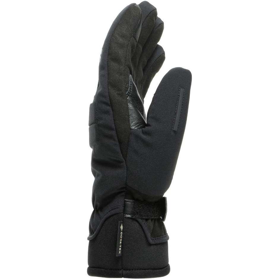 Gants de moto d'hiver Dainese COMO Gore-Tex Noir