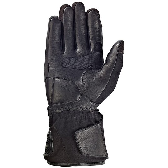 Gants de moto d'hiver Ixon Pro Snow Hp Black imperméables avec protections