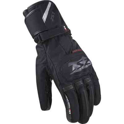 Soixante-dix gants techniques de moto d'hiver avec des protections  approuvées noires de tissu C9 Vente en Ligne 