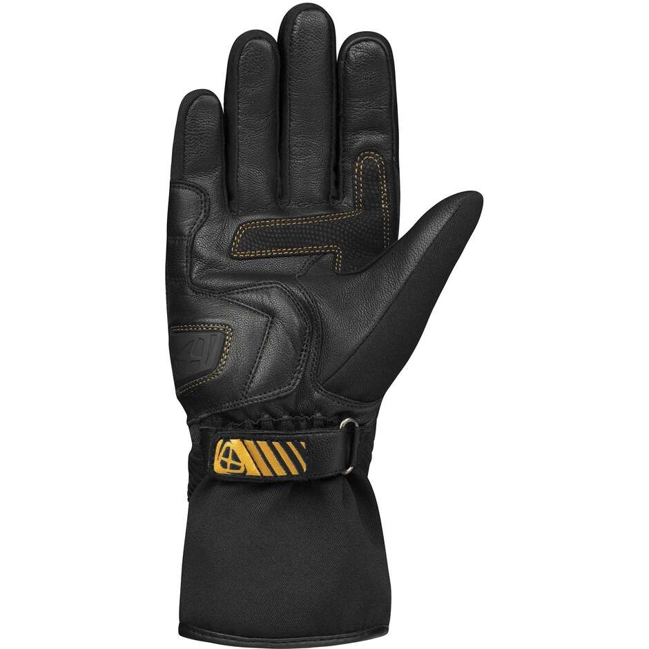 Gants de moto d'hiver pour femmes Ixon PRO MIDGARD L Black Gold