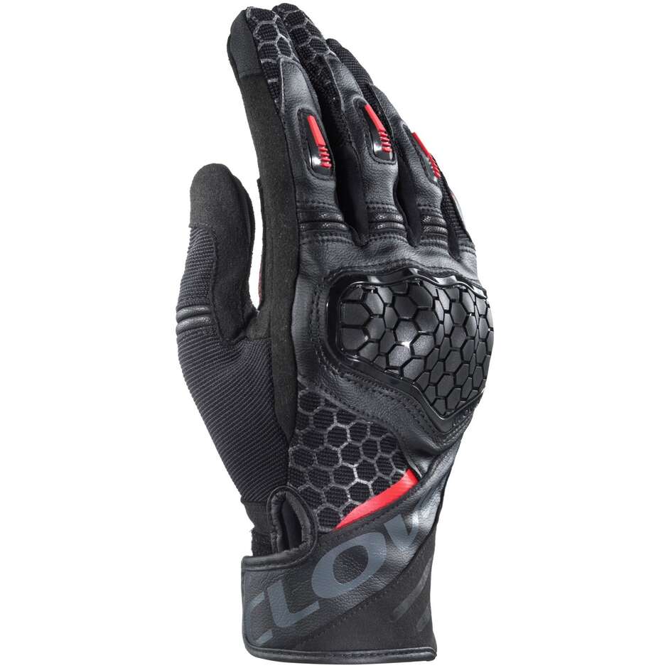 Gants de moto d'été Clover PREDATOR 2 Noir