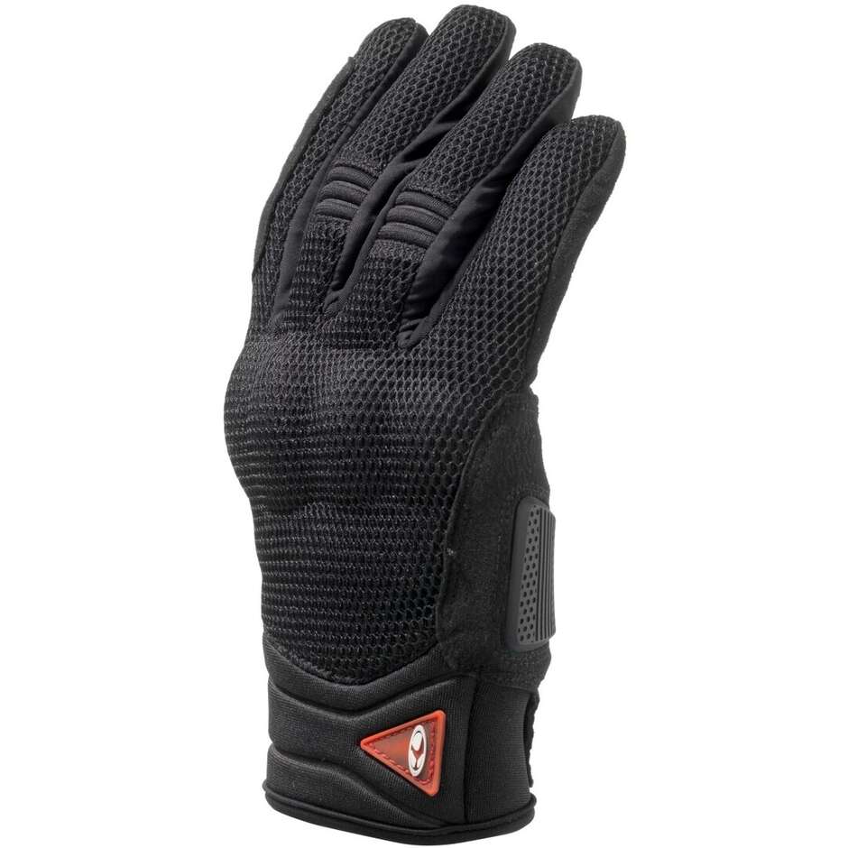 Gants de moto d'été Clover STORM Noir