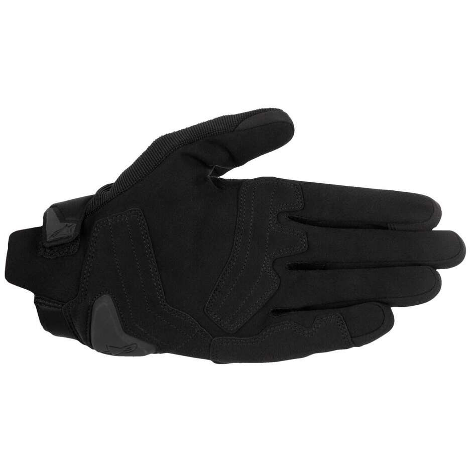 Gants de moto en cuir Alpinestars SP X 1 Noir Noir