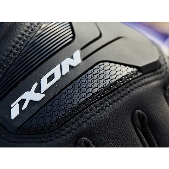 Gants de moto en cuir imperméables Ixon PRO APOLLO Noir