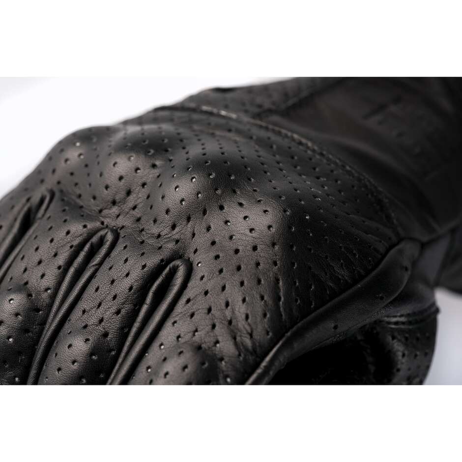 Gants de moto en cuir noir personnalisés Blauer COMBO