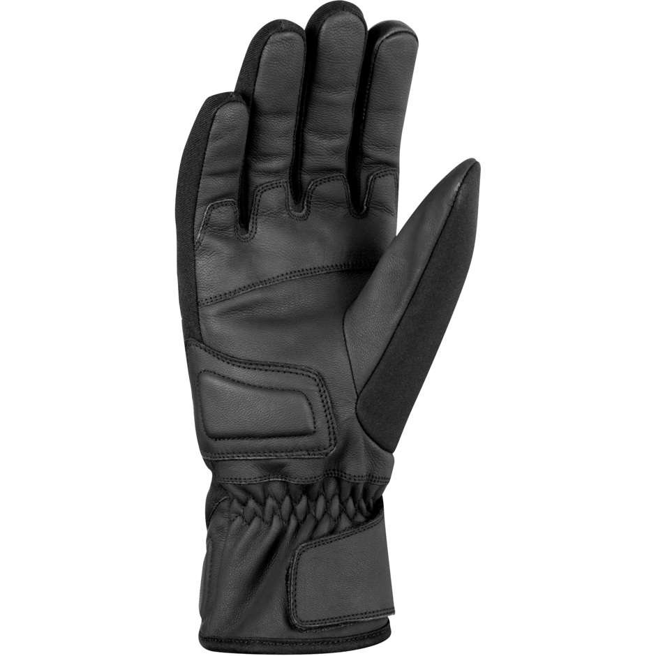 Gants de moto en tissu d'hiver noir Hevik Sirio wp CE