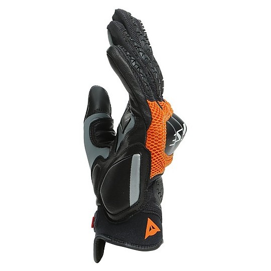 Gants de moto en tissu d'été Dainese D-EXPLORER 2 Noir Gris Orange