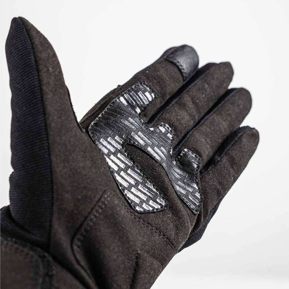 Gants de moto en tissu Gms JET CITY Noir Gris