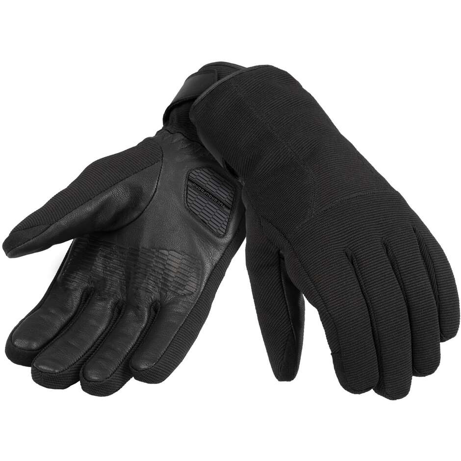 Gants de moto en tissu noir Tucano Urbano 9154HM SUPERMONTY