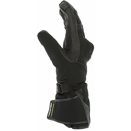 Gants de moto en tissu Vquattro Advance 17 2-1 GTX CE Noir