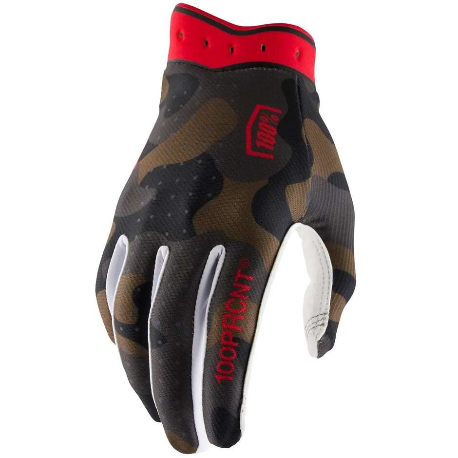 Gants de moto enduro 100% iTRACK Camo Cross