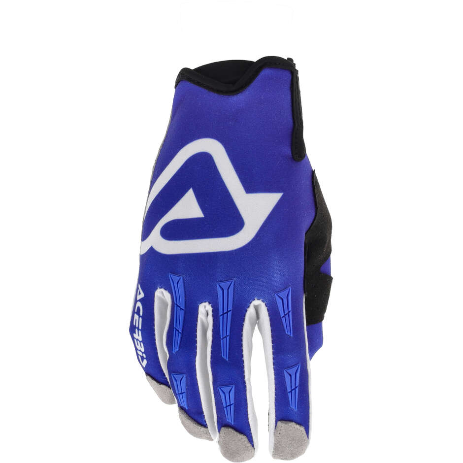 Gants de moto enduro Acerbis MX WP Avio Blue Cross