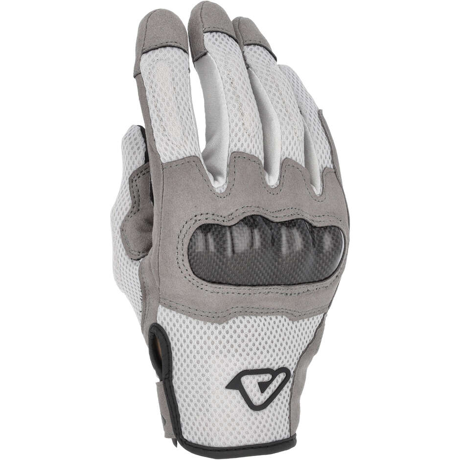 Gants de moto enduro Acerbis RAMSEY My Vented CE Cross, gris clair