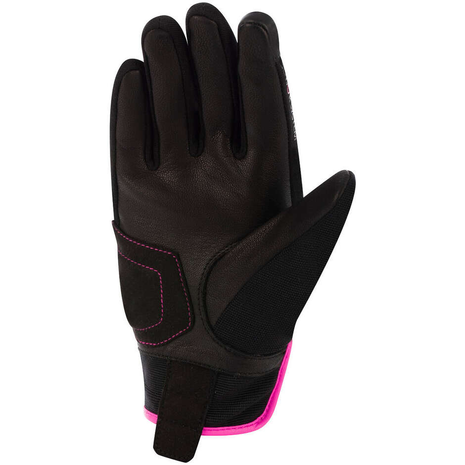 Gants de moto femme Bering LADY FLETCHER EVO Noir Rose