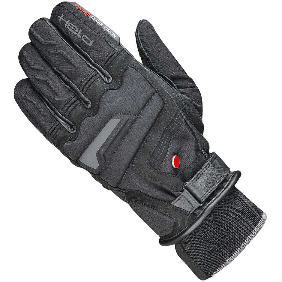 Gants de moto femme Held Satu KTC Gore-Tex, noir