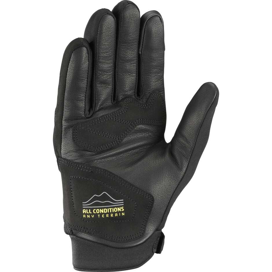 Gants de moto Ixon NAMAK Noir Jaune vif
