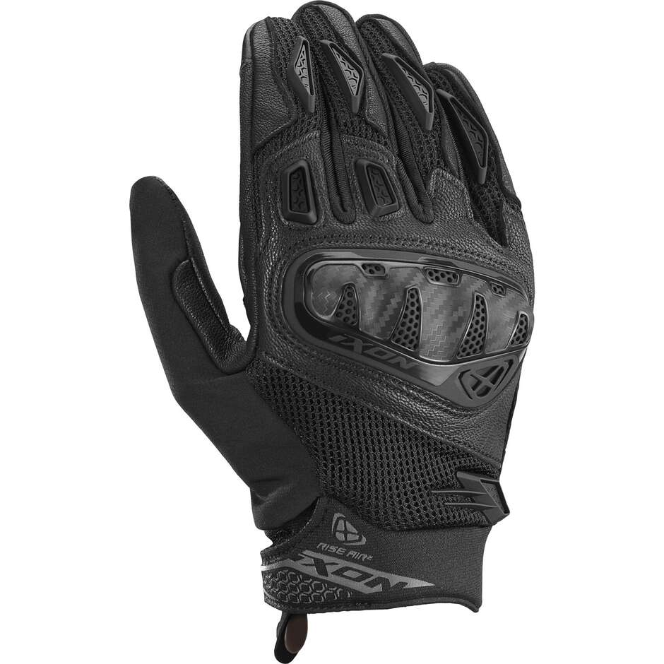 Gants de moto Ixon RISE AIR 2 L pour femme, noir