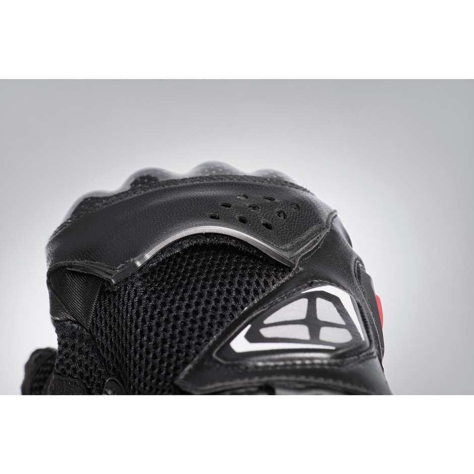 Gants de moto Ixon RS4 AIR Lady Sports d'été noir argent