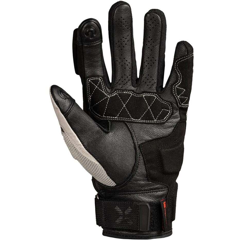 Gants de moto iXS Venture-Air 1.0 Noir - Gris clair