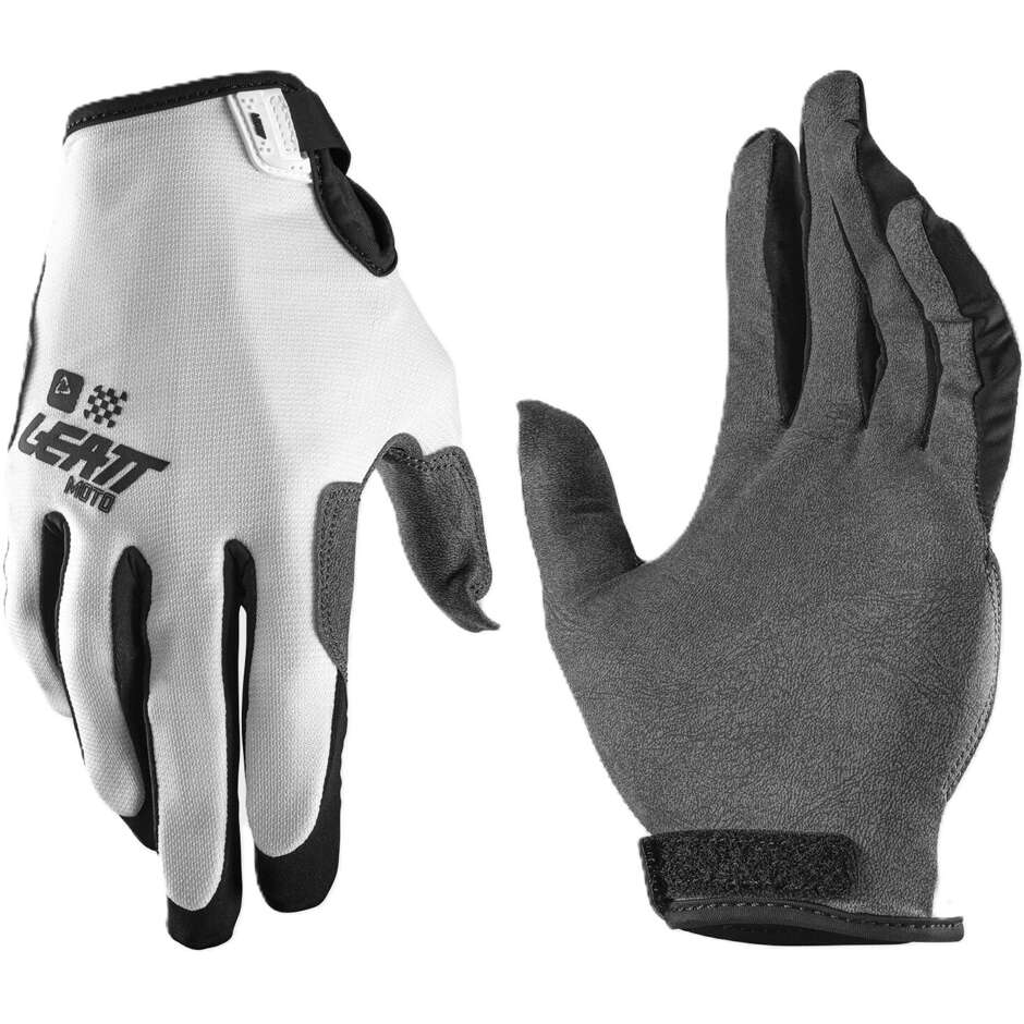 Gants de moto Leatt 1.5 GripR White Cross