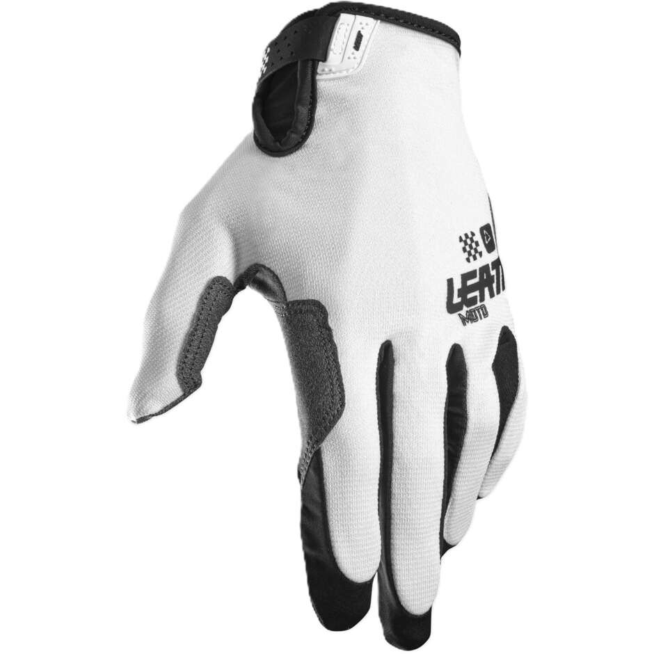 Gants de moto Leatt 1.5 GripR White Cross