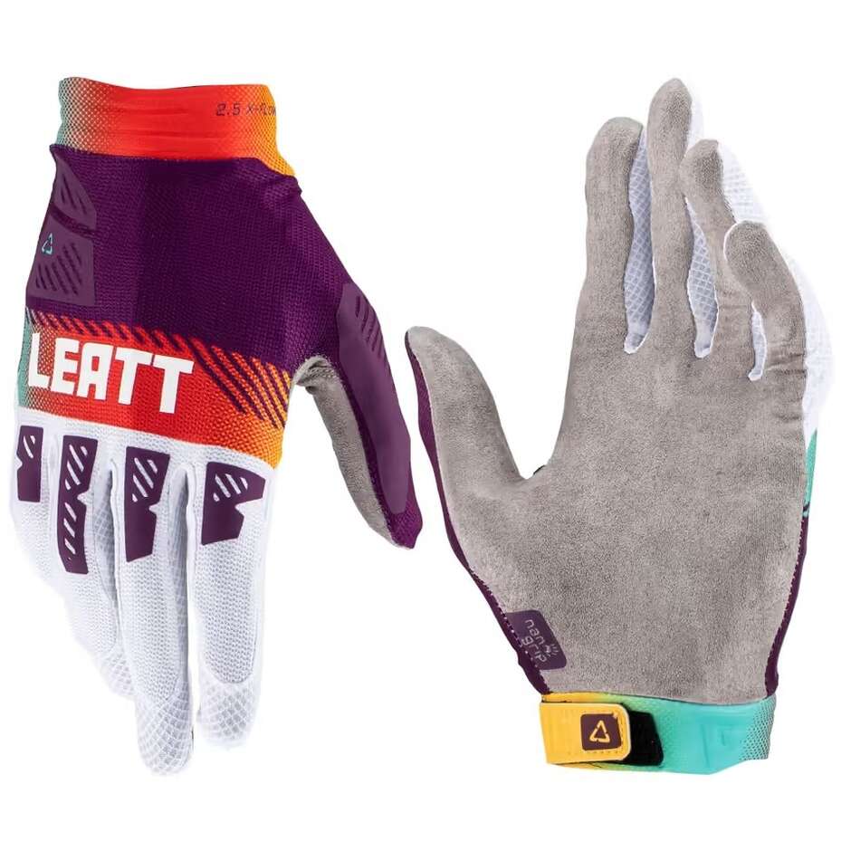Gants de moto Leatt 2.5 X-FLOW Indigo Cross Enduro