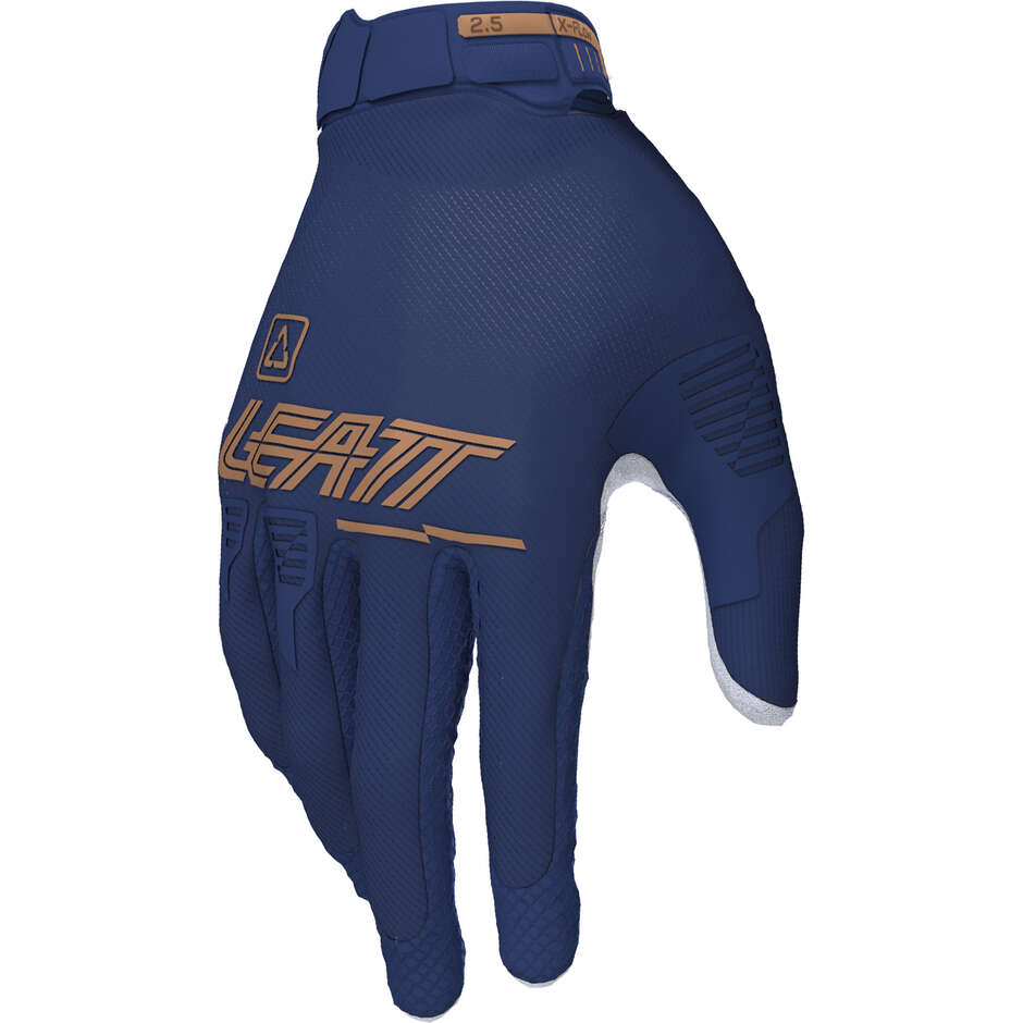 Gants de moto Leatt 2.5 X-Flow pour femmes, bleus