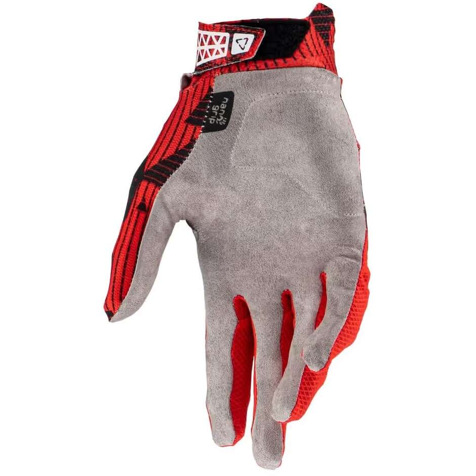 Gants de moto Leatt 4.5 LITE Cross Enduro Rouge