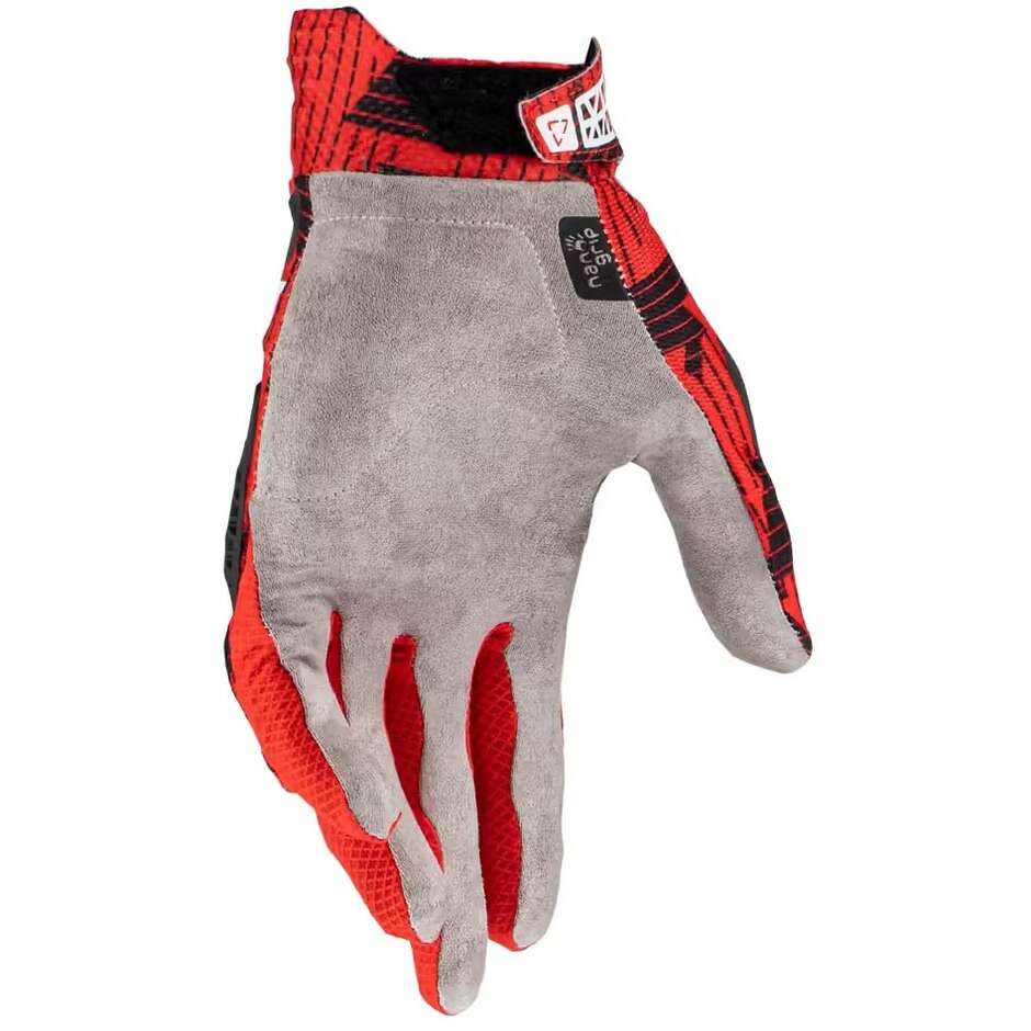 Gants de moto Leatt 4.5 LITE Cross Enduro Rouge