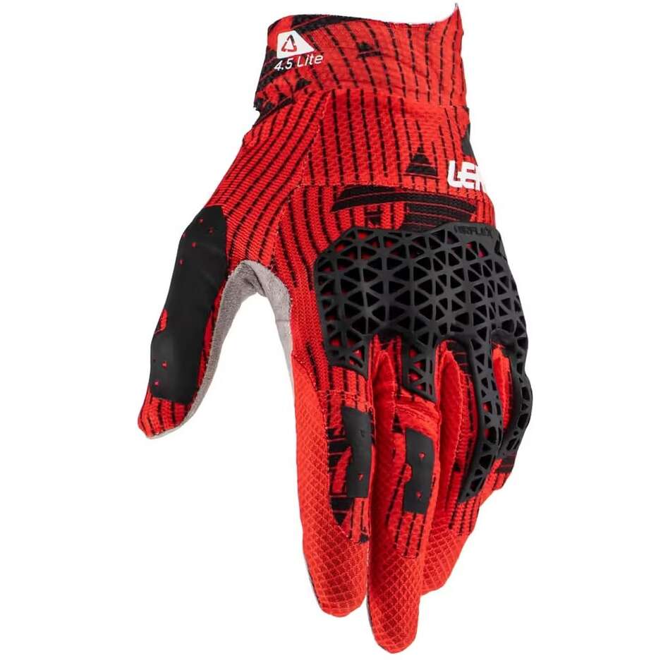 Gants de moto Leatt 4.5 LITE Cross Enduro Rouge