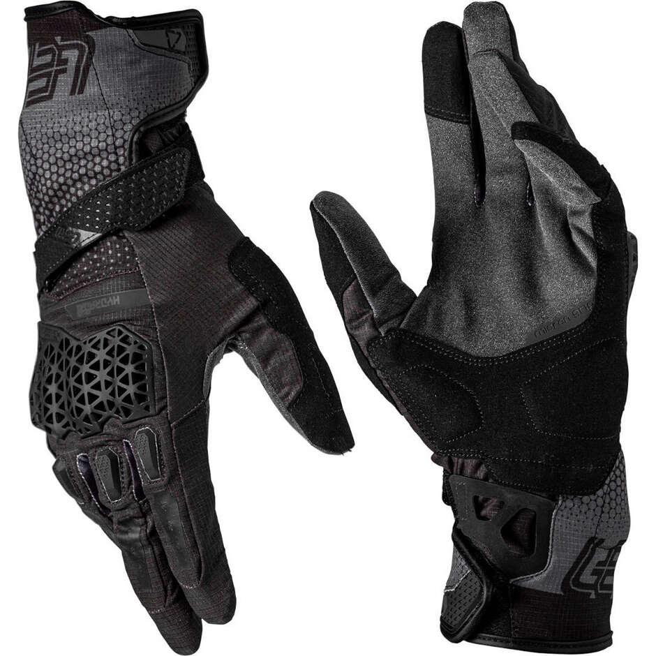 Gants de moto Leatt ADV HYDRADRI 5.5 Adventure Noir