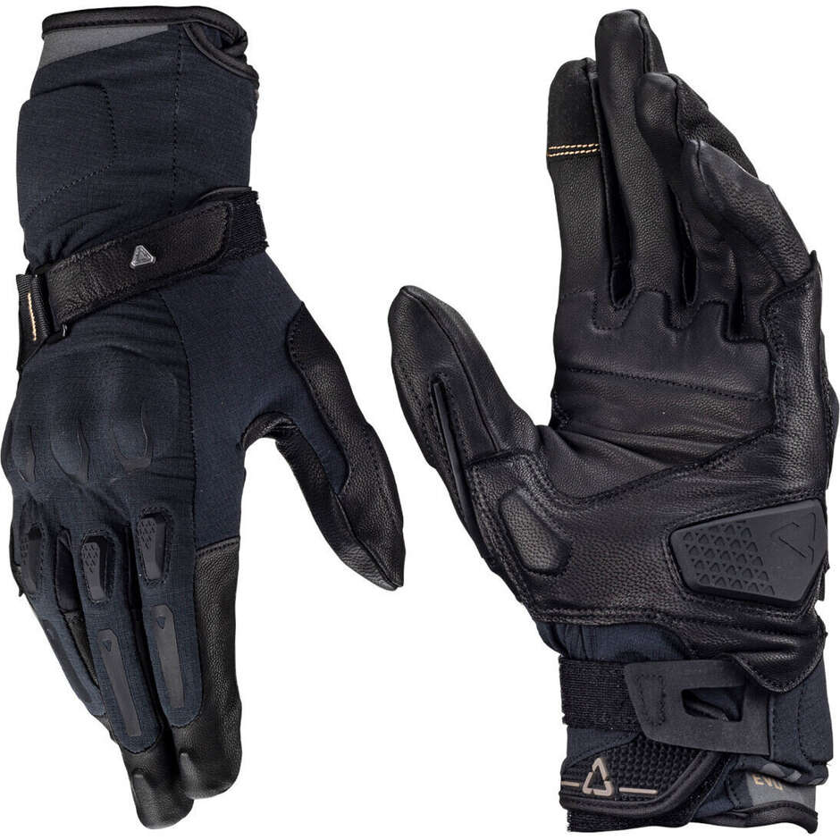Gants de moto Leatt ADV HYDRADRI 7.5 Adventure Noir