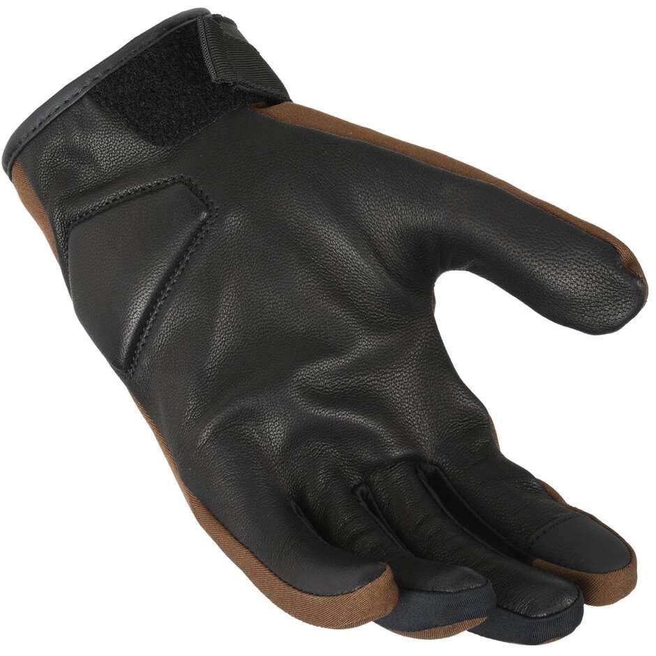 Gants de moto Macna Astrill marron noir