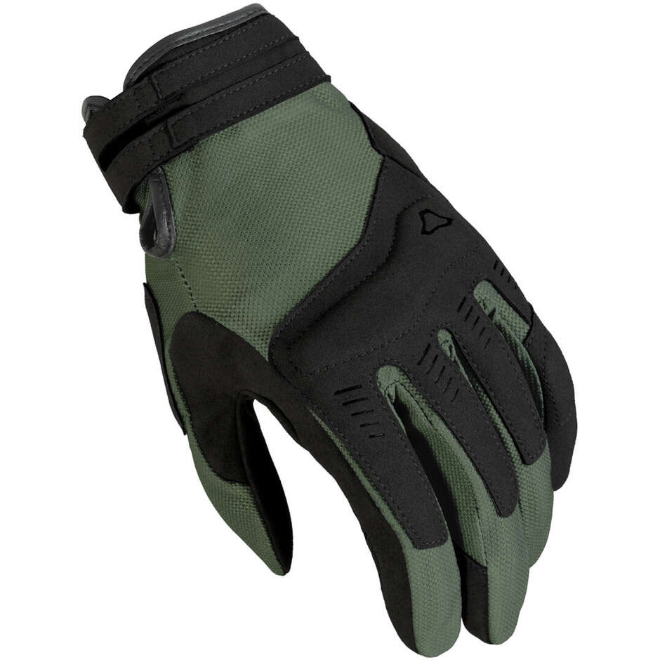 Gants de moto Macna Darko vert noir