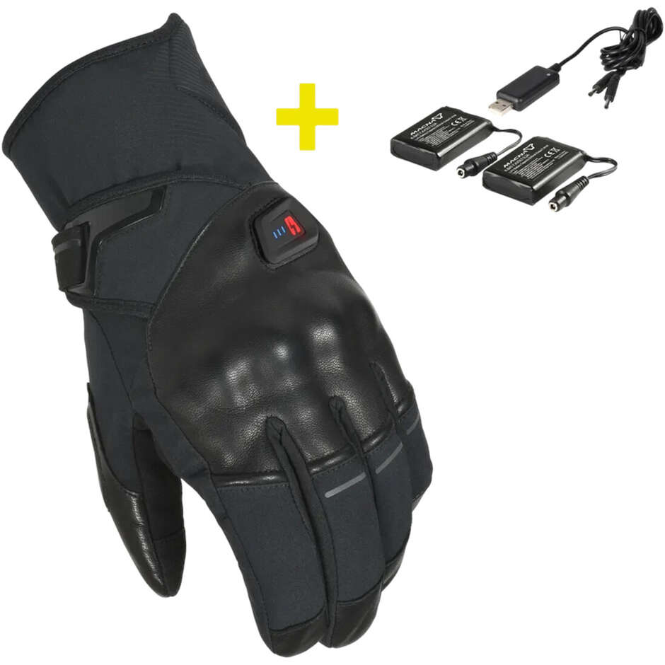 Gants de moto Macna ERA RTX KIT noirs pour femmes