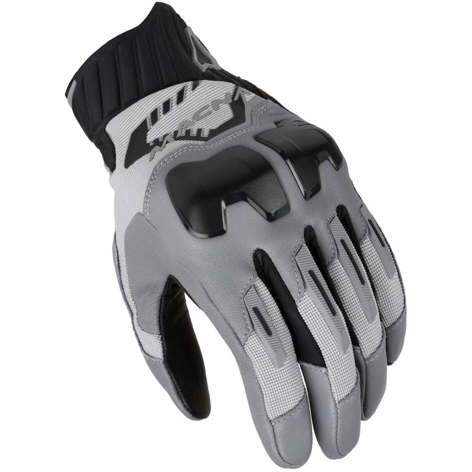 Gants de moto Macna Octavius gris noir