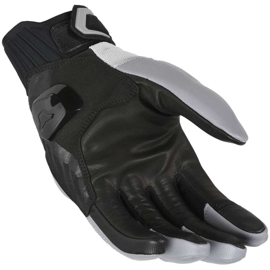 Gants de moto Macna Octavius gris noir